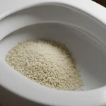 A handful of rice in the bathroom: what happens a few seconds later?